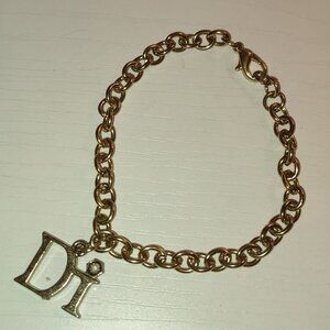 Diane Diana Charm Bracelet Gold Vintage Chain Style Boho Bohemian Di